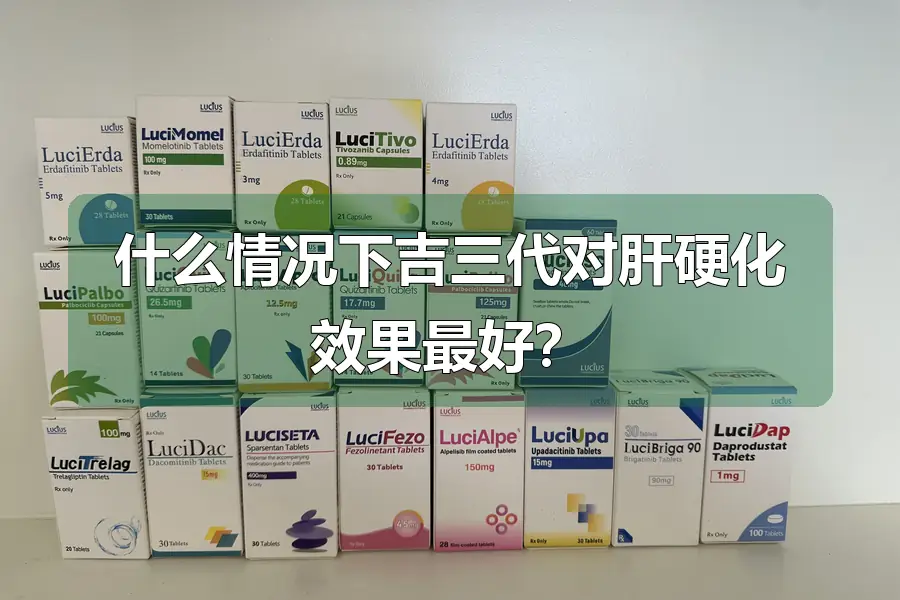 什么情况下吉三代对肝硬化效果最好?